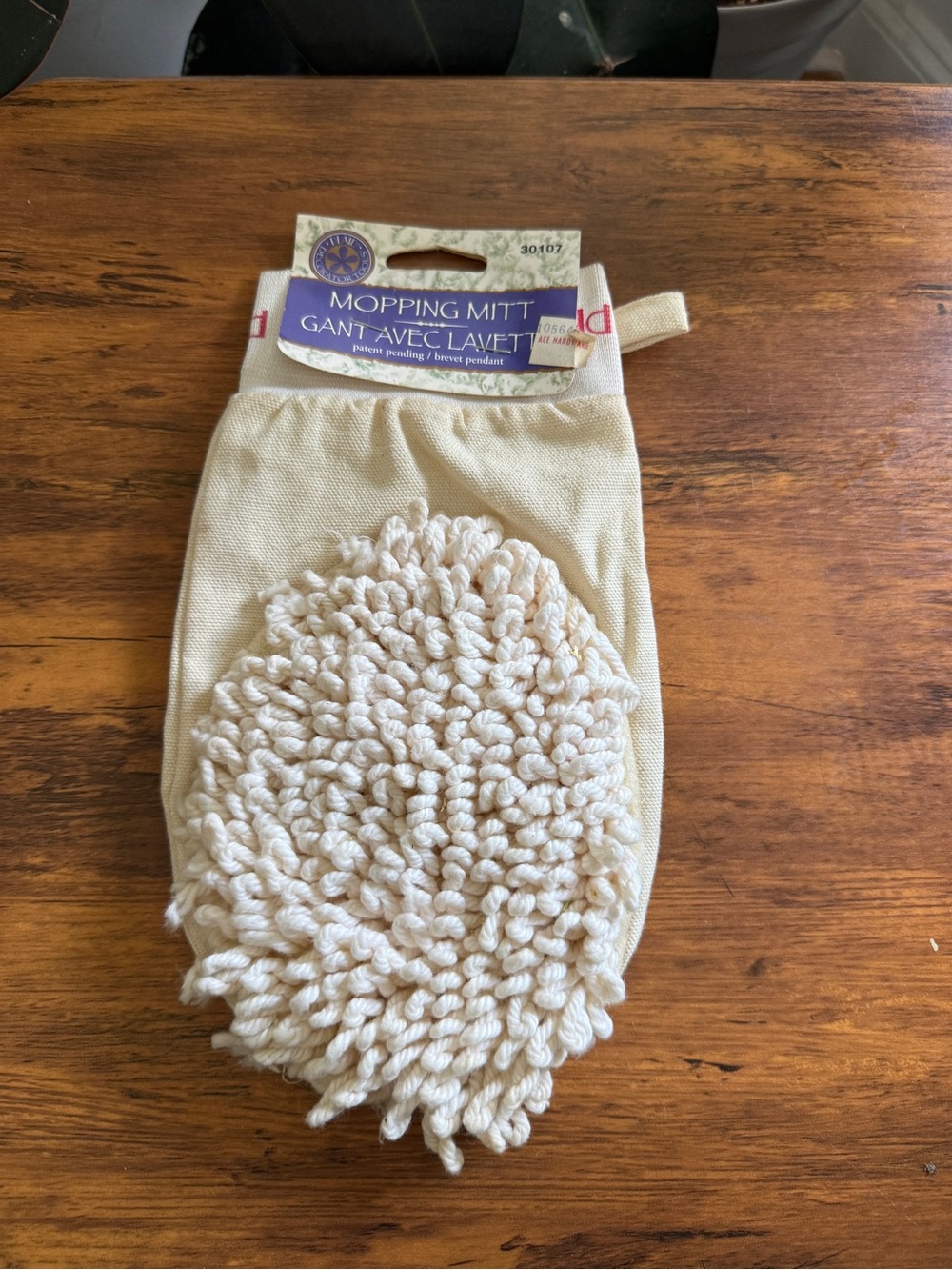Mopping Mitt Cleaning Glove in Cream